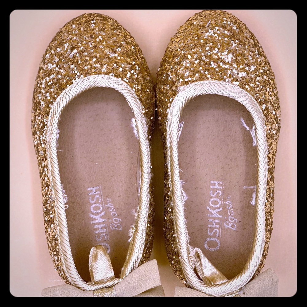 Oshkosh Fancy Golden Ballerina Flats